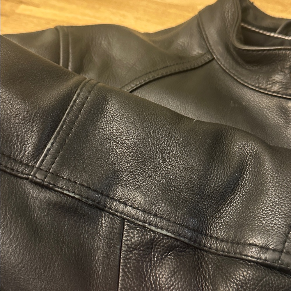 WILSONS LEATHER Lance leather moto jacket - Picture 10 of 13